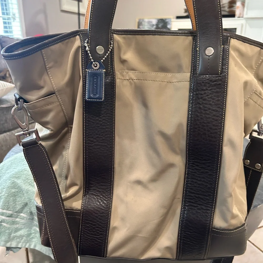 Coach Vintage Transatlantic Drafting 2-Way Tote